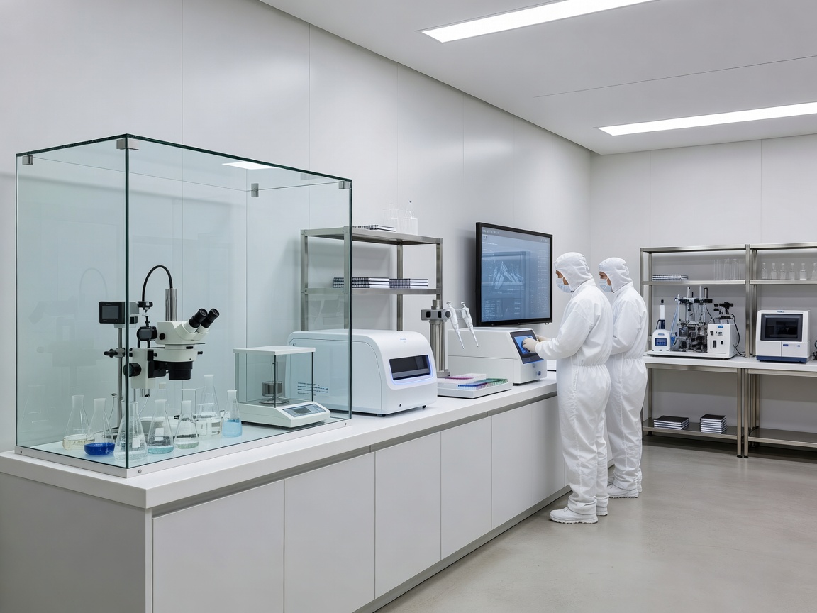 Clean and modern scientific innovation laboratory